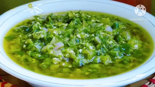 Sambal Ijo Khas Padang (Rahasia Agar Warna Tetap Hijau Cantik)